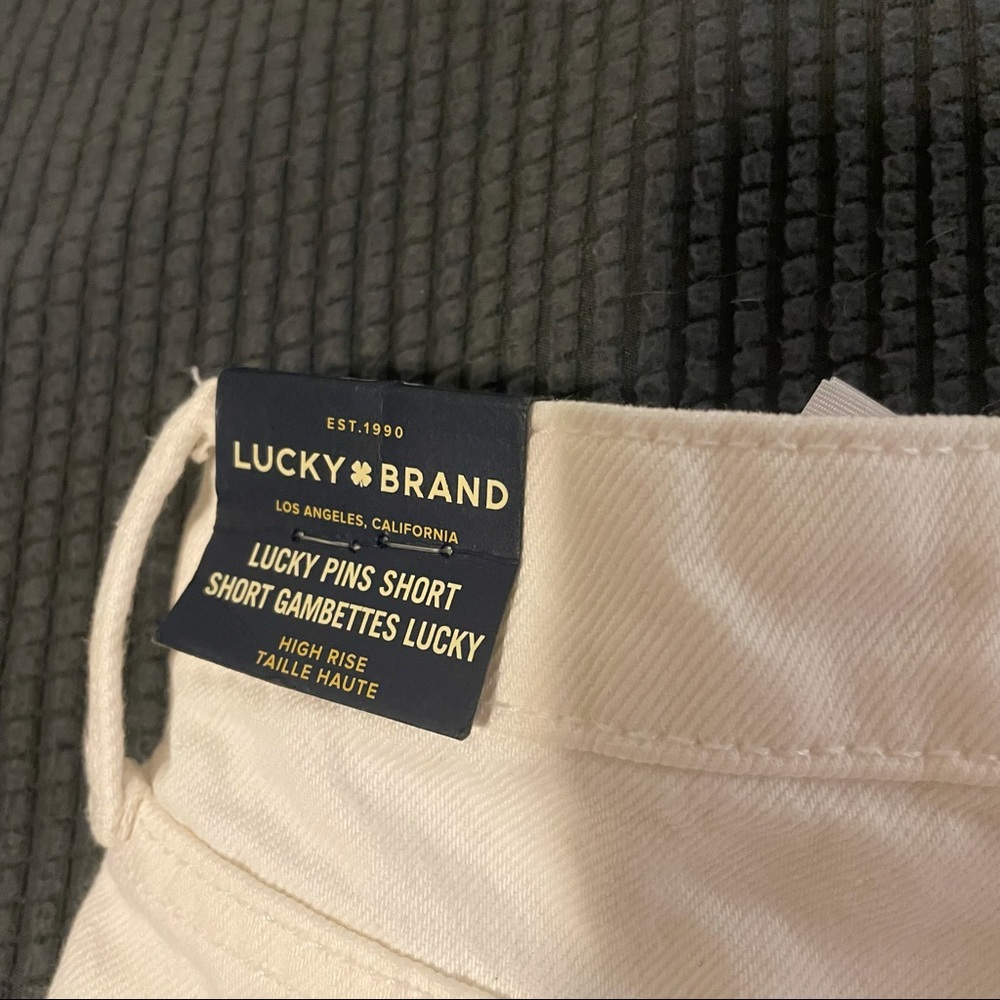 Lucky brand lucky pins short high rise